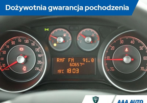 Fiat Punto 2012 cena 28000 przebieg: 60647, rok produkcji 2016 z Głuchołazy małe 154